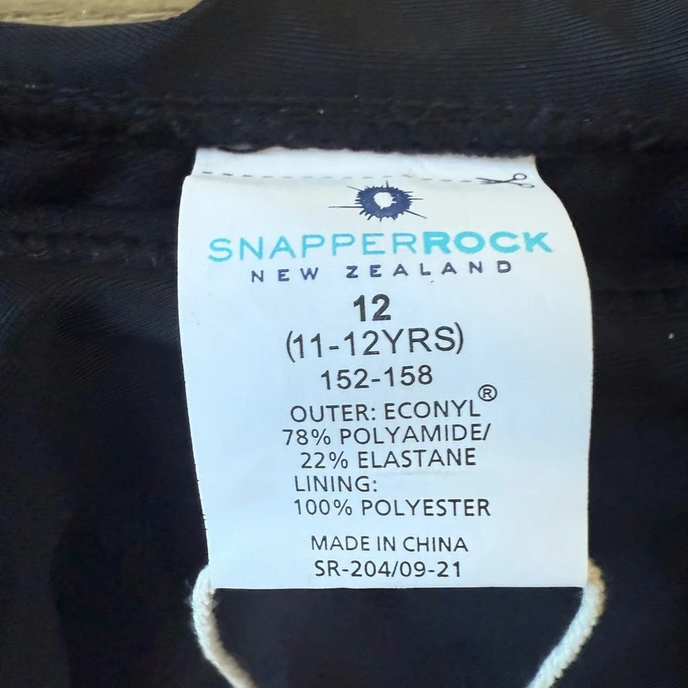 NWT SNAPPER ROCK SWIM BOTTOM GIRLS SZ 12